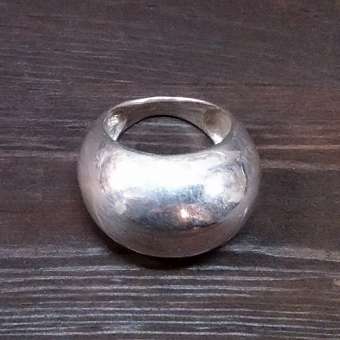Серебряное кольцо "Сфера"