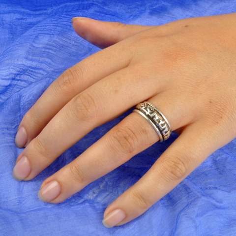 кольцо с мантрой, буддийское кольцо, тибетские украшения, этнические украшения