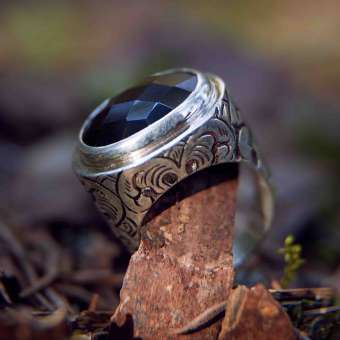 Перстень с раухтопазом "Чинтамани" - 2