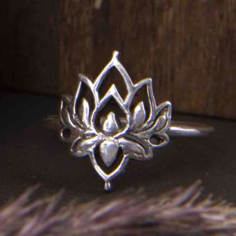 Кольцо-талисман "Цветок лотоса"