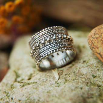 Серебряное кольцо "Баларама"