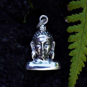 Серебряная подвеска "Будда Шакьямуни"