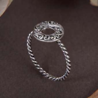 Серебряное кольцо "Хоровод"